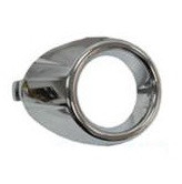 Решетка бампера передняя правая под противотуманки хром для Форд Фиеста