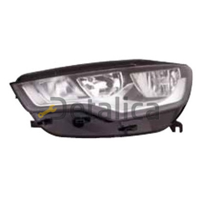 Фара левая с регулятором мотора для Ауди А6 С7 от 2011 (Depo)