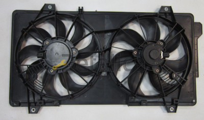 Mazda 3 мотор+вентилятор радиат охлажден двухвентилят с корпус (Китай)