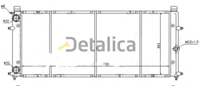 VOLKSWAGEN TRANSPORTER радиатор охлажден