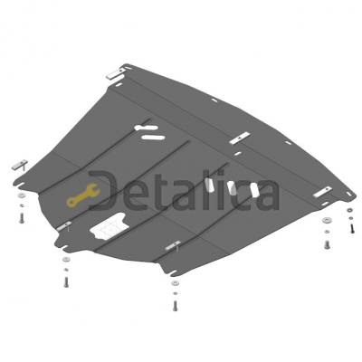 Защита двигателя и КПП для Ниссан Кашкай J11