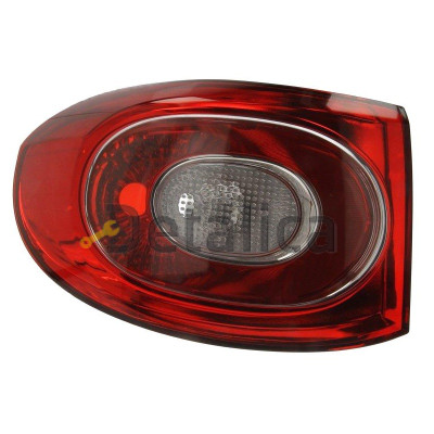Фонарь задний внешний левый для Фольксваген Тигуан от 2007-2010 (Depo)