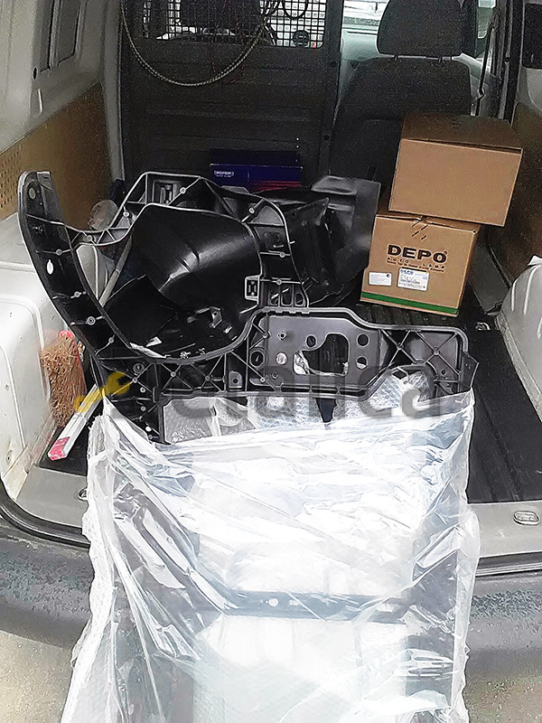 Суппорт радиатора для Киа Пиканто рестайлинг от 2008 (Тайвань)