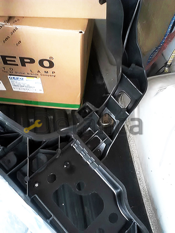 Суппорт радиатора для Киа Пиканто рестайлинг от 2008 (Тайвань)