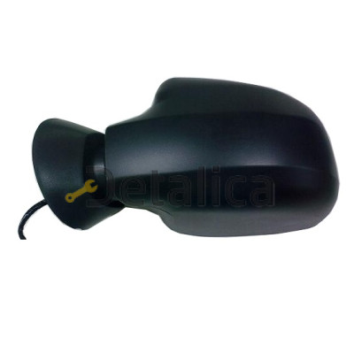 Зеркало левое механическое большое convex черное для рено логан от 2008