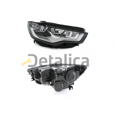 Фара правая с регулятором мотора для Ауди А6 С7 от 2011 (Depo)