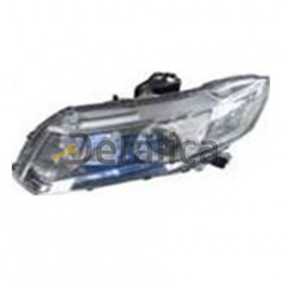 Фара левая под корректор для Хонда Цивик 9 седан Depo