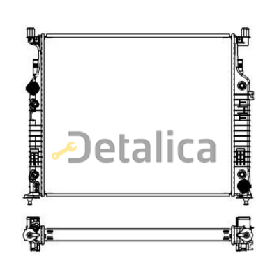 Радиатор охлаждения Мерседес W251 R320 CDi Sakura Индонезия