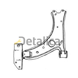 Рычаг передней подвески левый нижний для Шкода Октавия от 2004 (Тайвань)