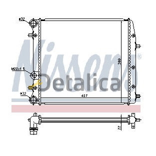 Радиатор охлаждения для Фольксваген Поло 4 от 2001 (Китай)