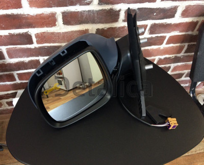 Зеркало левое электр с подогревом грунт для Фольксваген Транспортер Т5 от 2010 (Тайвань) aspherical
