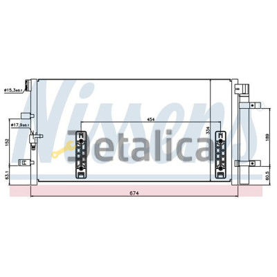 Радиатор кондиционера для Ауди Q5 8R от 2008 (Китай)