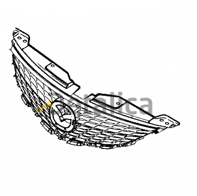 Решетка радиатора для мазда 6 от 2008