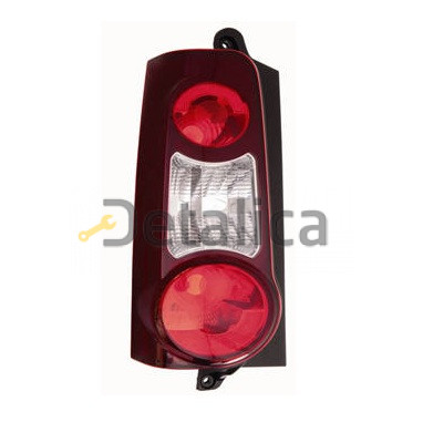 Фонарь задний внешний левый под двойную дверь для Пежо Партнер от 2008