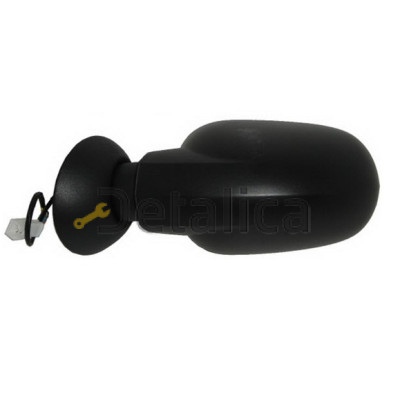 Зеркало левое электрическое с подогревом convex черное для рено логан от 2005