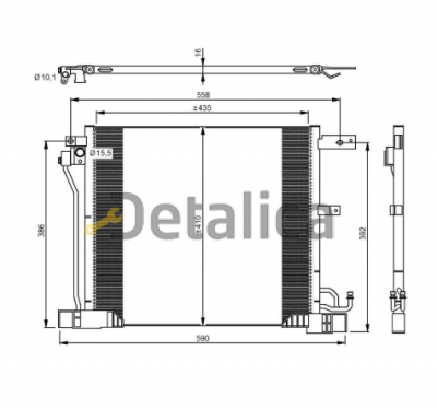 Радиатор кондиционера для Ниссан Жук Nrf Германия