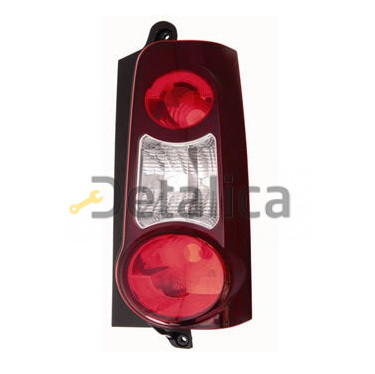 Фонарь задний внешний правый под двойную дверь для Пежо Партнер от 2008