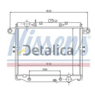 Радиатор охлаждения для Тойота Ленд Крузер 100 АТ 4.7 Koyo Япония