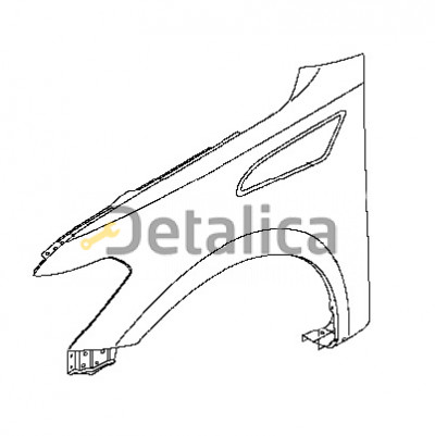 Крыло переднее левое для Ниссан Патрол Y62 оригинал Крыло переднее левое для Ниссан Патрол Y62 оригинал