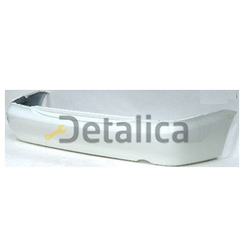 Бампер задний без отверстия под противотуманку катафот седан черный для митсубиси лансер от 2004