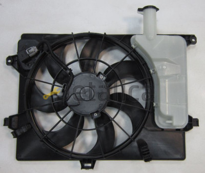 Мотор+вентилятор радиатора охлаждения с корпусом для Киа Церато 3 от 2012 (Китай)