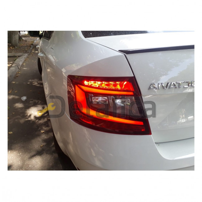 Фонарь задний левый для Шкода Октавия А7 Led диодный от 2018 Hella