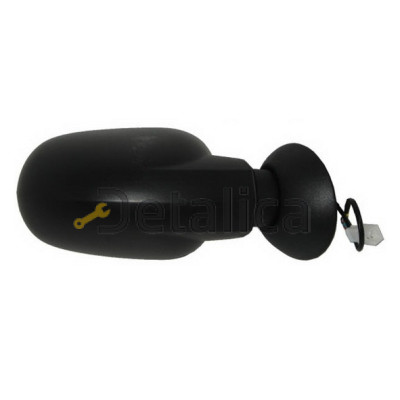 Зеркало правое электрическое с подогревом convex черное для рено логан от 2005