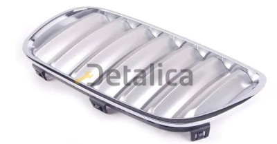 BMW X3 решетка радиатора лев хром – титан (Тайвань)