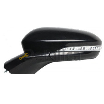 Зеркало левое электрическое с подогревом ук.поворота для Фольксваген Туран от 2011 (Тайвань) aspherical