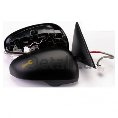 Зеркало правое электр с подогрев с ук поворота автосклад для Тойота Камри от 2009-2011 (Тайвань) convex грунт